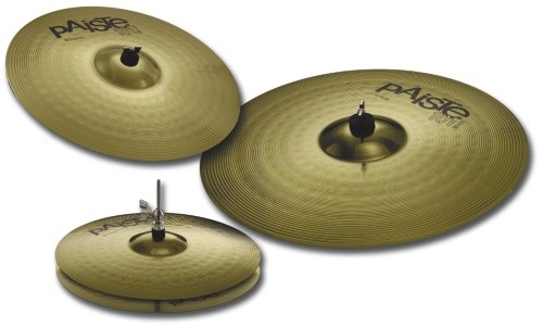 Paiste Becken 101 Brass Set Universal Beckensatz 14" Hihat 16" Crash 20" Ride