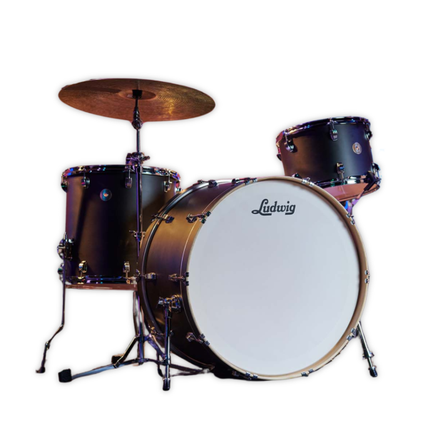 Ludwig Continental Pro Beat Plus Shellset Black Satin
