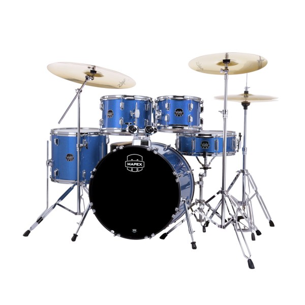 Mapex Comet Fusion Pro Pack Komplettset, Indigo Blue MXCM5045FTZIB