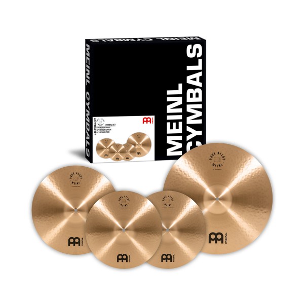 Meinl Pure Alloy 14” 16” 20” Cymbal Set PA141620