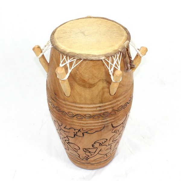 Kopie von Kpanlogo Trommel 10" - handgemacht, gebraucht inkl. Bag