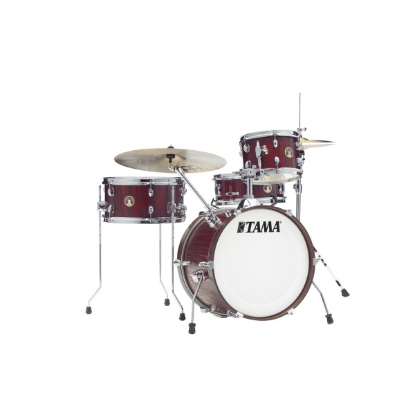 Tama Club-JAM Shell Kit 4 teilig - Satin Burgundy Elm/Chrom HW