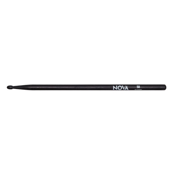 Nova by Vic Firth 5B Black Hickory Drumsticks