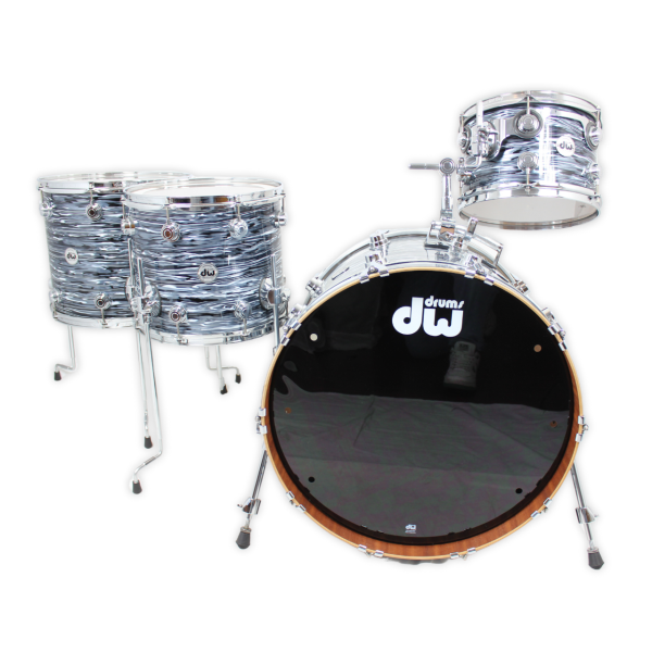 DW Collectors Maple Mahogany Set in Black Oyster, gebraucht