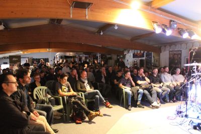 Drum Clinic mit Aaron Spears 31.10.2019 – Bild 6 von 54
