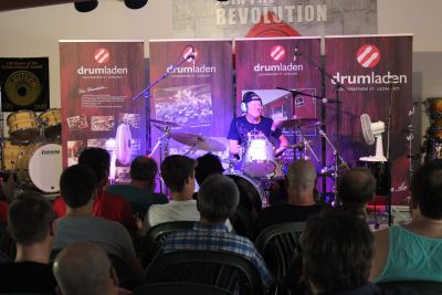 Drum Clinic mit Gregg Bissonette 02.08.2018 – Bild 15 von 18