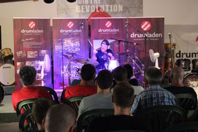 Drum Clinic mit Gregg Bissonette 02.08.2018 – Bild 13 von 18