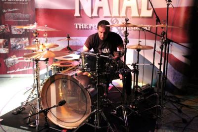 Drum Clinic mit Brian Tichy 03.04.2012 – Bild 19 von 22