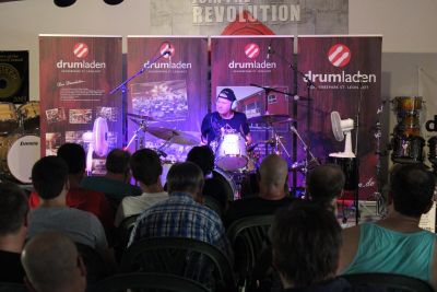 Drum Clinic mit Gregg Bissonette 02.08.2018 – Bild 8 von 18