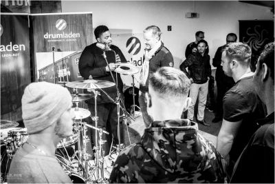 Drum Clinic mit Aaron Spears 31.10.2019 – Bild 15 von 54
