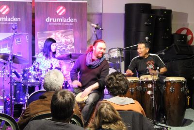 Drum-/ Percussion Clinic mit Alex Acuna 10.02.2017 – Bild 6 von 12