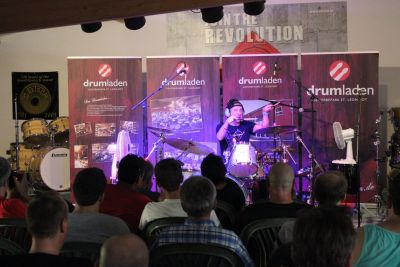 Drum Clinic mit Gregg Bissonette 02.08.2018 – Bild 11 von 18