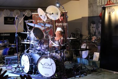 Drum Clinic mit Mike Terrana 29.03.2019 – Bild 8 von 15